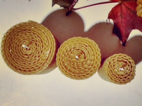 Свечи из вощины