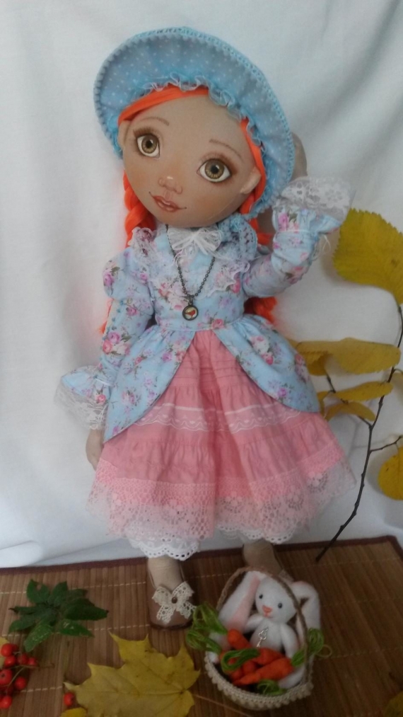 Кукла текстильная "Августа"