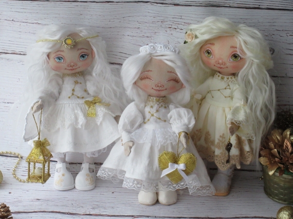 Текстильные куклы Звездные Ангелы