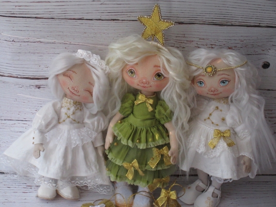 Текстильные куклы Звездные Ангелы