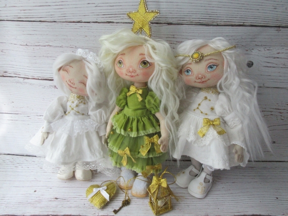 Текстильные куклы Звездные Ангелы