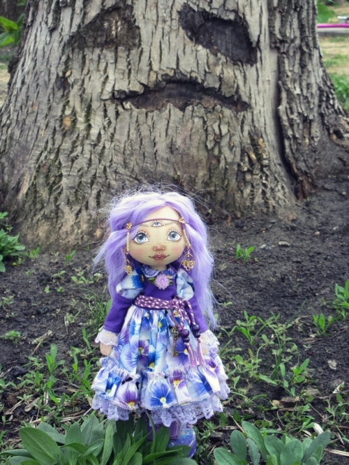 Текстильная кукла Индиго