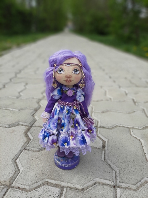 Текстильная кукла Индиго