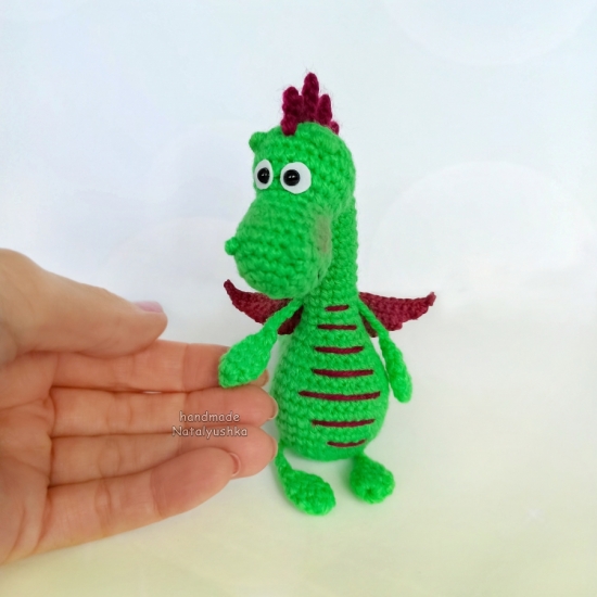 Игрушка Дракончик зелёный