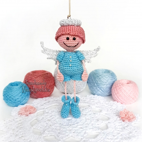 Ангелочек мальчик (брелок)