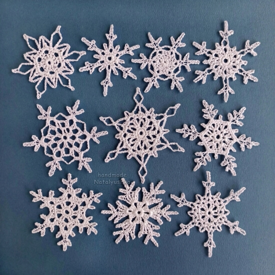 Набор снежинок №2