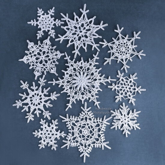 Набор снежинок №1