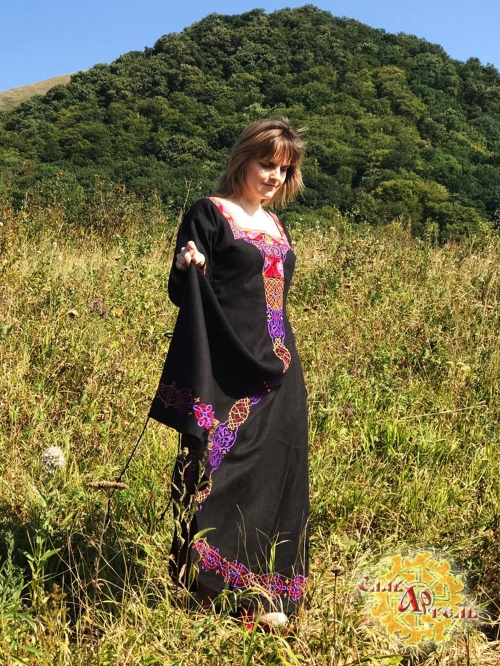 Средневековое Льняное платье Марго