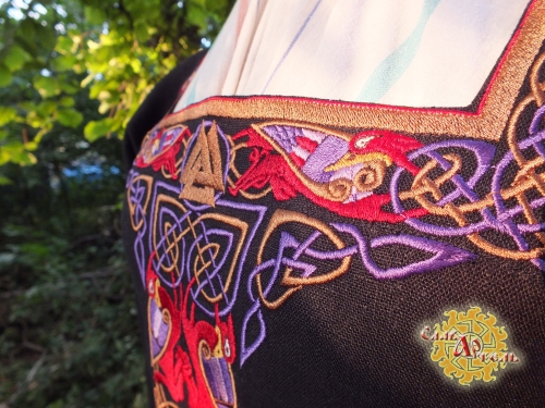 Средневековое Льняное платье Марго