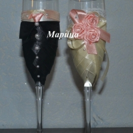 Свадебные фужеры "Жених и Невеста"