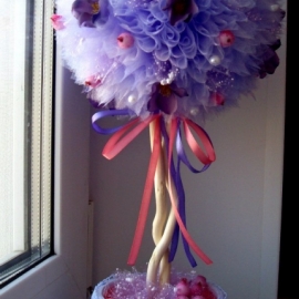 Топиарий "Сиреневая дымка"