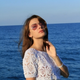 Летнее платье-туника "Чрепепушки-черепки"