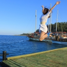 Летнее платье-туника "Чрепепушки-черепки"