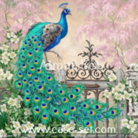 Картина стразами "Павлин"