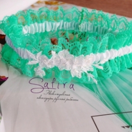 Подвязка невесты "Mon cheri"