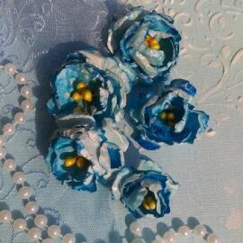 набор -цветы ручной работы -5 шт.