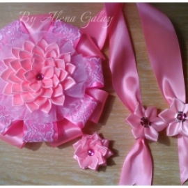 Бант на выписку из роддома для девочки