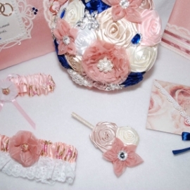 Свадебный набор в пастельных тонах