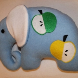 Подушка-игрушка. Слоник. Яблочный