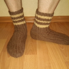 Носки вязаные