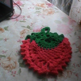 Прихватка "Ягодка" крючком