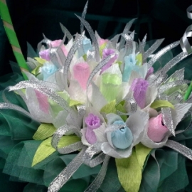 Корзинка с подснежниками