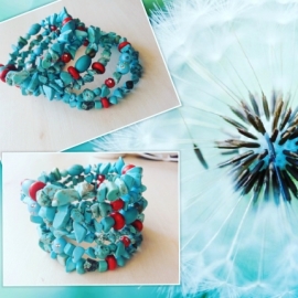 браслет. аметист