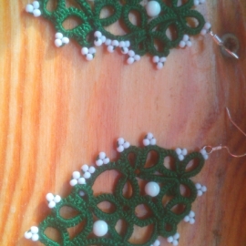 Кружевные серьги