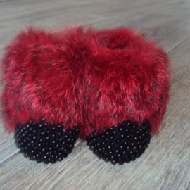 Сапожки красные