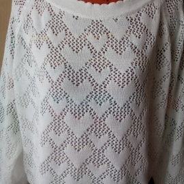 Ажурная блузка "Сердечко"