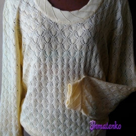 Ажурный пуловер