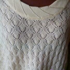 Ажурный пуловер