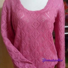 Ажурный пуловер