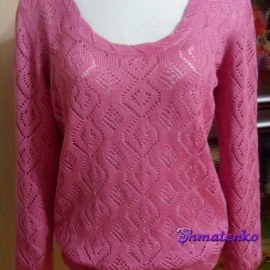Ажурный пуловер