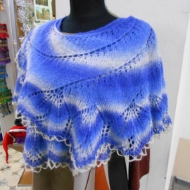 Шаль "Зимние узоры"