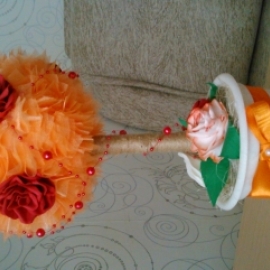 "Оранжевое настроение" топиарий