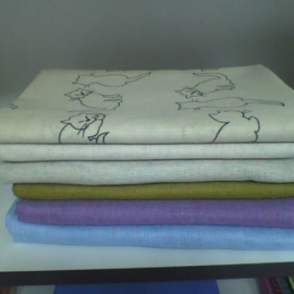 Ткань, кружево, ленты, сопутствующие товары для творчества