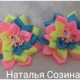Яркие резиночки с Пони