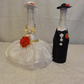 Одежда для шампанского "Жених и Невеста"