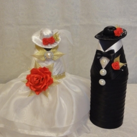 Одежда для шампанского "Жених и Невеста"