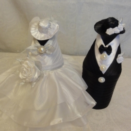 Одежда для шампанского "Жених и Невеста"