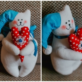 кот новогодний