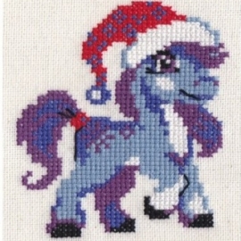 Вышитая картинка "лошадь"