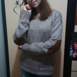 Пуловер "Кофе с молоком"