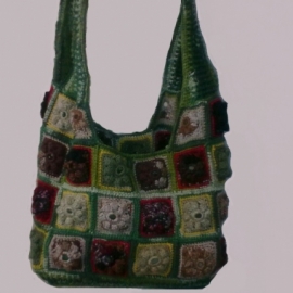 Сумка женская вязанная