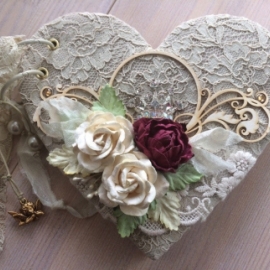 Открытка - сердце.