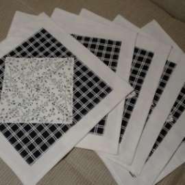 Набор сервировочных салфеток "Морозные узоры"