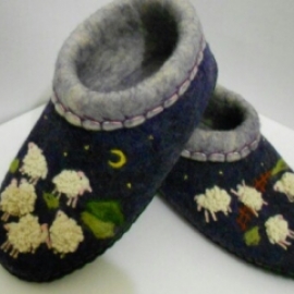 Тапки войлочные