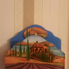 Ключница с  карманом.