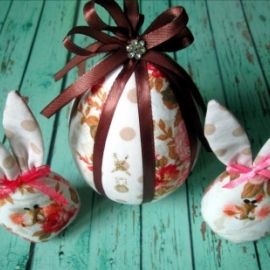 Пасхальное яйцо в технике кинусайга